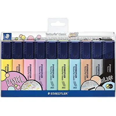 Image de 5 paquets de 10 surligneurs Textsurfer 364 CWP10, étui