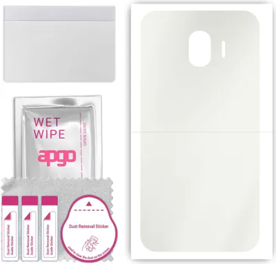 Produktbild von apgo Rückseite Schutzfolie, Matt, kompatibel mit Samsung Galaxy J4, Hinten Hydrogel-Displayschutzfolie mit Positionierhilfe, kratzfest, einfache Montage
