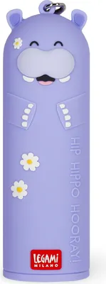 Immagine prodotto di Legami - Caricabatterie portatile - My Super Power, ricarica 2 dispositivi contemporaneamente, cavo USB tipo C incluso, power bank portatile, diametro 3,5 cm, altezza 11,60 cm, Hippo