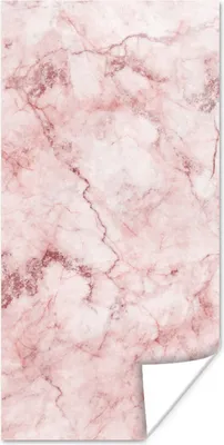 Produktbild von MuchoWow® Poster Marmor - Rosa - Luxus 20x40 cm - Plakat - Foto