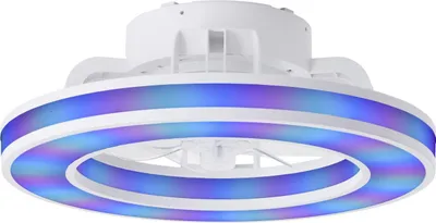 Produktbild von Brilliant LED Deckenleuchte mit Ventilator Mondello Ø 42 cm 26 W weiß