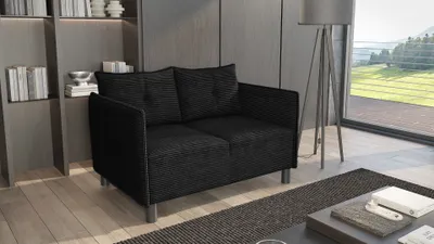 Obrázok produktu pre Dvojmiestna pohovka MAELLA - čierna