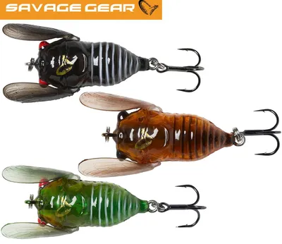 Produktbild von Savage Gear 3D Cicada - Wobbler, Farbe:Green, Länge / Gewicht:3.3cm / 3.5g