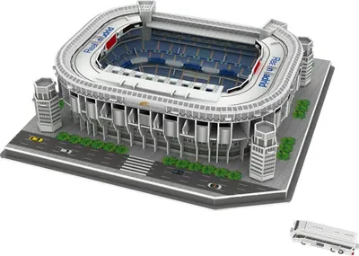 Produktbild von MODFU 3D-Puzzles Sportstadion, Fußballstadion Bastelset, 3D Puzzle Fußballstadion, Papierpuzzle 3D, Geschenk für Fußballfans, Sammlerstück