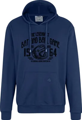 Produktbild von Big Size Kapuzen-Sweatshirt AHORN SPORTSWEAR Legandary Ball Game Alpine Blue 4XL