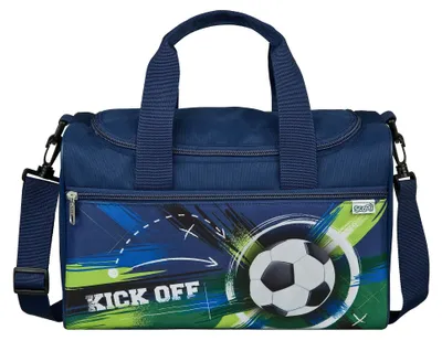 Produktbild von Undercover Sporttasche Fußball blau-grün mit verstellbarem Schultergurt