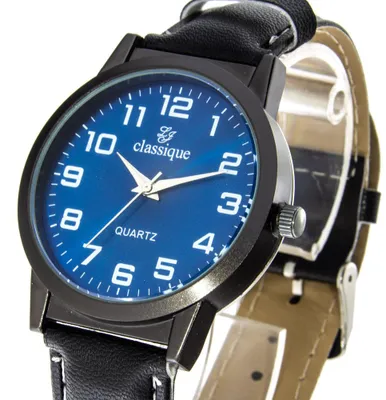 Produktbild von Herrenuhr Classique anthrazit blau 40mm