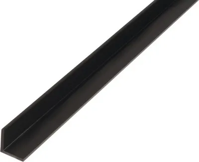 Produktbild von Winkelprofil PVC schwarz 20x20x1,5 mm, 2 m