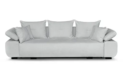 Produktbild von Schlafsofa Livia 275x150 cm mit Bettkasten – Monolith Stoff Hellgrau, Sofiland