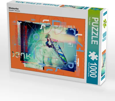Produktbild von CALVENDO Puzzle Windsurfen | 1000 Teile Lege-Größe 64x48cm Foto-Puzzle für glückliche Stunden