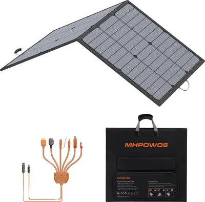 Obrázek produktu pro Solární panel, výkon 110 W, přenosný design, vysoká účinnost