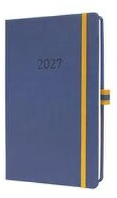 Produktbild von Wochenkalender Linescape 2027, ca. A5, blau, gelb