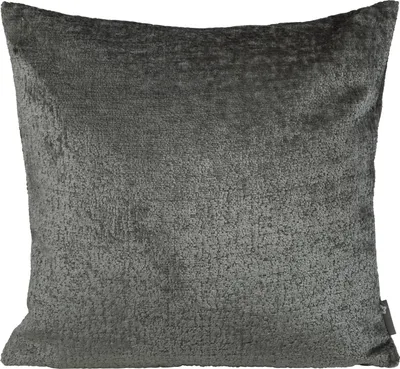 Produktbild von Pichler Chenille uni Kissenhülle 2er Set 50 x 50 cm BENISA Rechteck grey