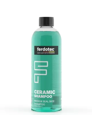 Produktbild von FERDOTEC Ceramic Autoshampoo (750 ml) – 2-in-1 Auto Shampoo für Reinigung & Keramik Versiegelung – Glänzender Lackschutz, pH-neutral & schonend