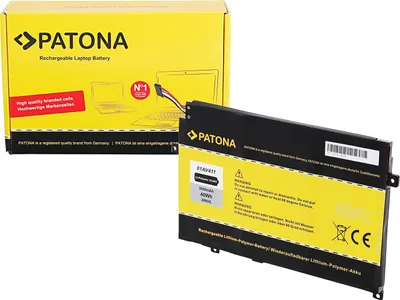 Productafbeelding van PATONA accu voor Lenovo Thinkpad E470, E470C, E475, modelnummer 01AV411