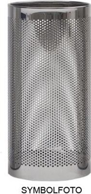 Graepel G-Line Pro Schirmständer FORATO aus Edelstahl 1.4016,  silber lackiert