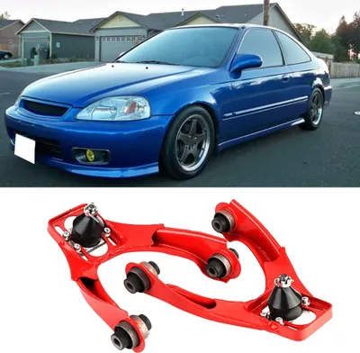 Obrázok produktu pre 1 pár nastaviteľných predných ľavých a pravých horných ramenných sád pre Honda Civic 1996–2000