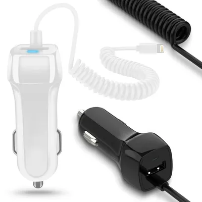 Produktbild von Auto Ladekabel für Apple iPhone 13 / Mini 8 Pin Kfz Ladegerät Lade Adapter