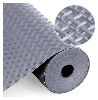 Produktbild von Wasserdichte Schubladenmatte, Antirutschmatte für Küchenschränke und Kühlschränke (Grau/30cm x 300cm)