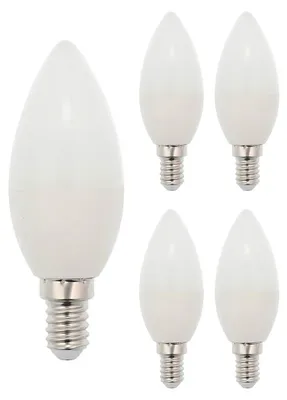 Productafbeelding van Vito Lighting LED Kaarslamp C35 E14 Mat - 5W 390lm 2700K - Warmwit - Vervangt 35W - 5 stuks