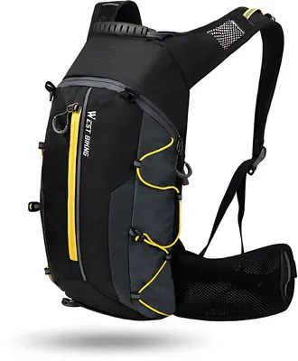 Productafbeelding van CarryQuest® - Fietsrugzak, 16 liter, opvouwbaar, waterafstotend, zwart