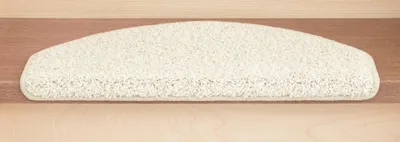 Produktbild von Stufenmatten Shaggy Venus Halbrund Creme 1 Stück