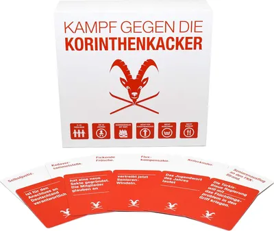 Produktbild von Kampf gegen die Korinthenkacker - Lustiges Kartenspiel für Österreicher