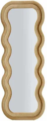 Produktbild von Wandspiegel mit goldenem Samtrahmen 60x6x160 cm