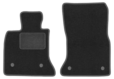 Image de Tapis avant en moquette pour BMW 5 GT F07 2009-2017 (liftback) – 2 pièces, gris graphite, sur mesure – Wielganizator LUX