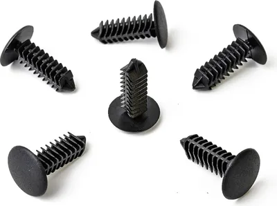 Immagine prodotto di 5x clip di fissaggio universale per abeti in nero | 14 mm