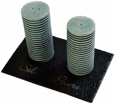 Zdjęcie produktu dla Elzusha - Zestaw 3 solniczek i pieprzniczek ceramicznych