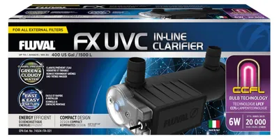 Immagine prodotto di Chiarificatore in linea Fluval FX UVC