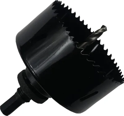 Produktbild von Lochsäge Ø127mm mit Adapter HSS-Bi-Metall Bohrtiefe ca. 40mm  Lochkreissäge Bohrkrone Lochschneider BOHRFUX