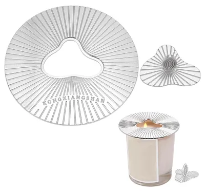 Immagine prodotto di Copertura vintage per candele, rotonda e decorativa, per una combustione uniforme