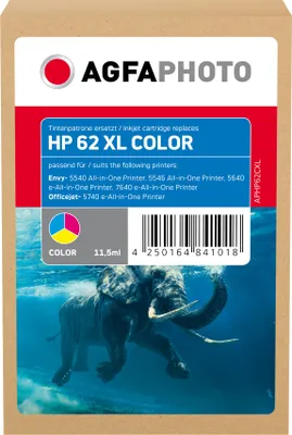 Produktbild von AgfaPhoto APHP62CXL, Cyan, Magenta, Gelb, Tinte auf Pigmentbasis