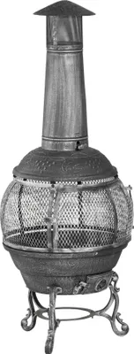 Obrázek produktu pro tepro Fire Pit Cast Fire Pit Jacksonville, černá/šedá (52 x 52 x 140 cm)