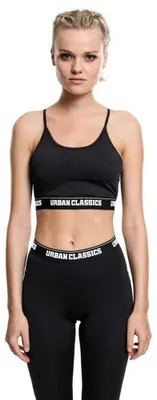Productafbeelding van Urban Classics Sportbeha, zwart, maat S, voor dames, kleur zwart, maat S
