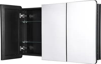 Productafbeelding van Medicijnkast met spiegel, 25.5" x 40". Inclusief verstelbare planken