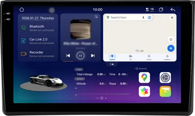 Image de 2K Écran Autoradio Android 128GB pour Audi A4 B6/B7 (2000-2009) avec CarPlay, Android Auto, navigation GPS, 4G LTE, Bluetooth, DAB+, caméra de recul etau volant