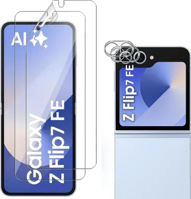 Produktbild von Schutzfolie für Samsung Galaxy Z Flip 7 FE 5G Display Kamera Schutzglas Hartglas Full Screen 9H