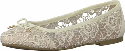 Produktbild von Tamaris Damen Klassische Ballerina 1-22111-26 Weiß
