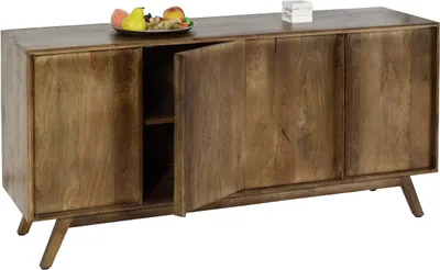 Produktbild von Sideboard MCW-L96, Kommode Schrank Anrichte, 4 Fächer und 4 Regalböden, Massiv-Holz Mango 72x146x43cm MVG