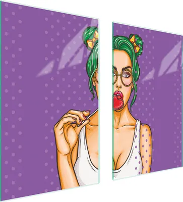 Produktbild von Glasschutzplatte Für Herd 75X52 Frauen