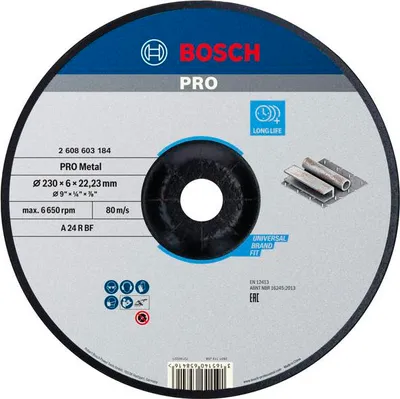 Produktbild von PRO Metal Schleifscheibe, 230 x 6 x 22.23 mm