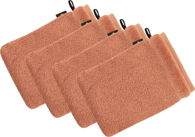 Produktbild von 4er Pack Waschhandschuh Pure von der Marke Vossen 22 x 16 cm