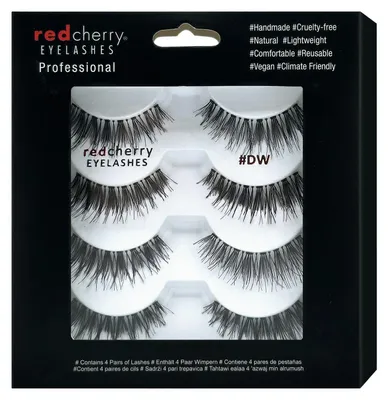 Produktbild von Red Cherry Eyelashes Professional Echthaarwimpern DW - 4 Pairs