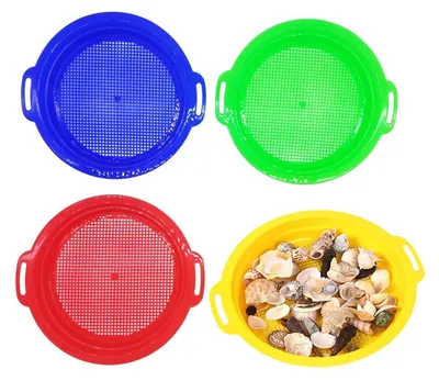 Imagen del producto de Juego de 4 tamices de arena para niños