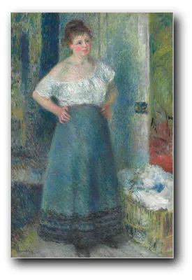 Produktbild von Kunstdruck „Die Wäscherin“ von Pierre-Auguste Renoir – 20 x 30 cm – ungerahmt