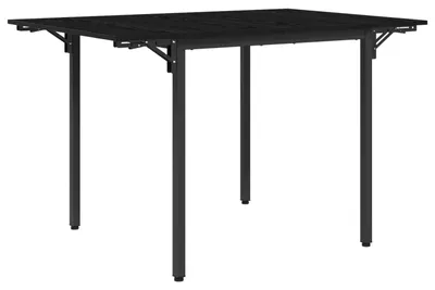 Imagen del producto de Mesa de comedor extensible 120 x 81,5 x 75 cm Roble Negro