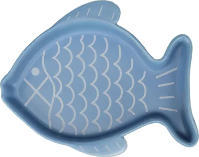 Produktbild von Flamingo Futter- und Trinknapf Fishie blau